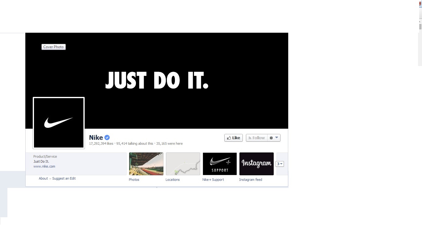 nike official page